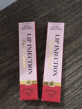 Too Faced Lip Injection Liquid Lipstick - Pink and Red Packaging